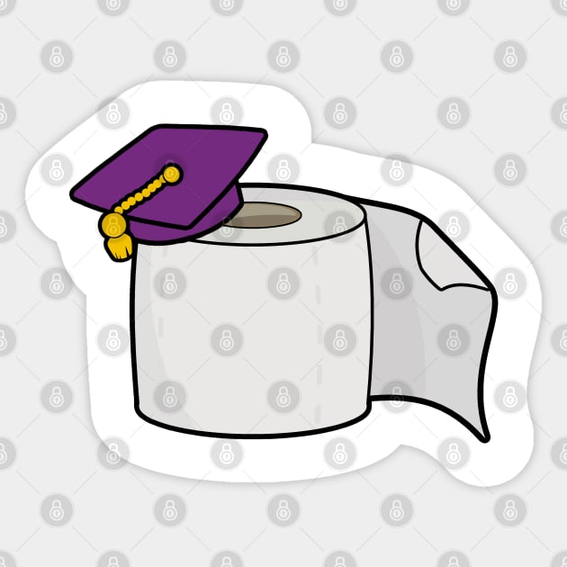 Grad Crap Sticker by Thedustyphoenix